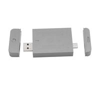 RASTKY Memory Card Reader Durable Aluminum Alloy Double Slot Type C USB Interface 10Gbps Transfer Speed for Wins, Convenient Use Applicable for Multiple Systems