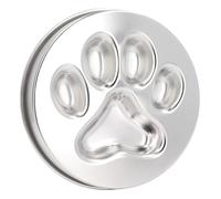 RASTKY Metal Dog Bowls Rust Resistant Slow Down Eating Bowl Easy to Clean for Short Nosed Dogs 8.5x8.5x1.6in