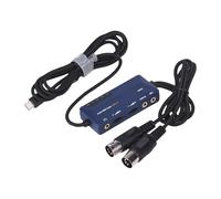 RASTKY MIDI to Type-C Adapter USB C Converter with Reverb/Chorus Effects for Recording Editing, 2m Blue Cable for Musicians and Producers (RASTKYlq15ibrh26-11)