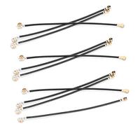 RASTKY Mini -4 MH4 Gen4 UFL Female to -1 Cable Set for AX200/9260, Easy Connection for Wireless Routers, 10Pack IPX4 to IPX1 Connector