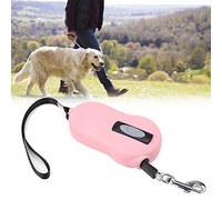 RASTKY Mini Automatic Telescopic Nylon Pet Leash with Smooth Retracting Mechanism - Non- Dog Leash for Night Visibility - Pink, Blue (Pink)