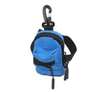 RASTKY Mini Cute Coin Purse Portable Wallet Key Chain Storage Bag for Outdoor Activities, Oxford Cloth, 3.7 X 4.9 X 1.6in (Blue)