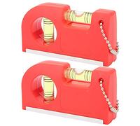 RASTKY Mini Level Magnetic Gradienter Simple Operation for Photo Frames 2pcs Suitable for Family Life ABS + TPR + Aluminum Frame