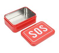 RASTKY Mini SOS Survival Iron Box for Emergency Rescue, Multi Function Jewelry Box for Business Travel, Small Size and Light Weight 3.7x2.6x1.2in, Suitable for Hiking