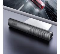 RASTKY Mini USB Soundbar Speaker Clear and Penetrating Sound Computer Speakers for PC Desktop, 10m Long-Distance Transmission, Intelligent Noise Reduction, Perfect for Home Entertainment (Black1)