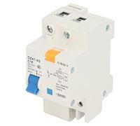 RASTKY Miniature Circuit Breaker Efficient Ground Fault Protection Switch 1P+N 16A for Home Decoration and Engineering Projects Lightweight PA66 Material