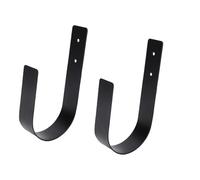 RASTKY Modern Iron Curtain Wall Hooks Strong Holdbacks for Drapes, 2PCS U Shaped Tie Backs for Bedroom, Bathroom, Living Room, Metal