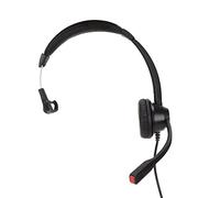 RASTKY Monaural Telephone Headset with Noise Cancelling Microphone, Volume Adjustment &Function, 2.5mm Business Headset IdealCall Centres, Telemarketing,and Customer Service