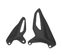 RASTKY Motorcycle Foot Heel Guard, 3K Dry Carbon Fiber | Direct Boltes on Replacement, Crash Protection Gravel Barrier, Lightweight Racing Design, Fits SV4 V4S V4R 2018 to 2024 Model