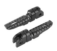 RASTKY Motorcycle Front Foot Pegs Pedals Rustproof Aluminum Alloy Material Fit for Honda CB125R CB300R CB1300SF Suitable Fit for V-STROM250 2017 (Black)