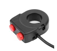 RASTKY Motorcycle Handlebar Headlight Fog Light Switch Convenient Control Button for 22mm Handlebar Universal Motorcycle ATV OffRoad Black+Red 7/8in Fitment