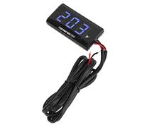 RASTKY Motorcycle LCD Water Temperature Universal Fitment, High Definition Display for Engine Water Temperature, Easy Installation for Motorbike Riders 57 X 29 X 13mm (Blue)