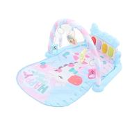 RASTKY Musical Baby Gym Play Mat with Cute Hanging Toys, Flexible Design, Exercising Muscles for Baby's Growth, Portable for Traveling