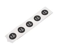 RASTKY NFC Stickers 30Pcs PVC 504 Bytes Programmable NFCfor TagMo Phone - PerfectAmiibo, Social Media, Business Connections (Black)