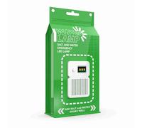 RASTKY No Battery Salt Water Light Versatile Lighting Modes for Camping Hiking Compact Eco-Friendly LED Lamp (Green)