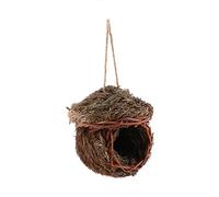 RASTKY Non- Hanging Birdhouse for Hamster Small Pets, Warm Shelter in Winter, Light Weight and Portable, Decorative Bird Cage for Home, Garden, Bars
