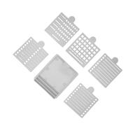 RASTKY Notes Dispenser with Creative Stencils Enhancing Productivity for Students Teachers Colleagues Material ABS Plastic (Gray)