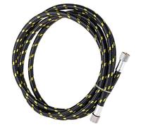 RASTKY Nylon Braided Airbrush Hose Durable Flexible Air Compressor Connector for Hobbyists and Professionals 1.8m Black