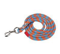 RASTKY Nylon Rope Leash Rope Multipurpose Braid Livestock Pet with Bold Alloy Big 13ft Soft Comfort Barn Tack (Blue Orange)