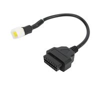 RASTKY OBD Diagnostic Adapter Cable Lightweight High Strength Delphi Motorcycle Diagnostic Cable Portable for Repair Material:ABS, Fitment:Replacement for Delphi Motorcycle
