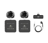 RASTKY On Lapel Mic, 2.4G Wireless Microphone with Low Latency, ENC Enabled, BT Mode for Karaoke and Dodging Function, Reverb Function & Long Battery Life for Computer Camera (digital output)