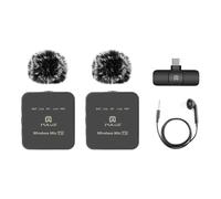 RASTKY On Lapel Mic, 2.4G Wireless Microphone with Low Latency, ENC Enabled, BT Mode for Karaoke and Dodging Function, Reverb Function & Long Battery Life for Computer Camera (Type-C digital output)