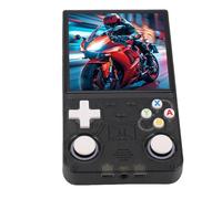 RASTKY Open Source Handheld Game Console Featuring High Stability System and Long Battery Life, for Gaming Enthusiasts, 4 Inch Screen 720x720, LiPo Battery Transparent Black (64G)
