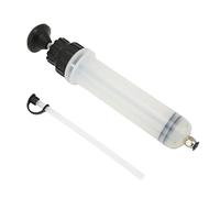 RASTKY Original Design Fluid Extractor Pump 200ML Manual Filling Pumping Tool for Auto Repair Double Seals Syringe for Brake Fluid/Gear Oil/Power Steering Transfer (ABS Material)