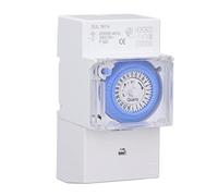 RASTKY Outdoor AC230V 24 Hour Timer Switch, Mechanical Outlet Timer for Garden Appliances, Simple to Use Programmable Time Switch