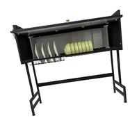 RASTKY Over The Sink Dish Drying Rack 2 Tier Sturdy Drainer Rack for Kitchen Sink Shelf Space-saving Dishwashing Storage for Home Use Metal (Small Size)