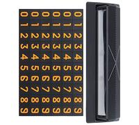 RASTKY Parking Number Plate Durable Black Temporary Parking Sign for Household Car Interior Decoration PC/ABS 5.1 X 1.4 X .2 in for Household, Car Interior Decoration