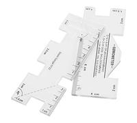 RASTKY Patch-Work Ruler Mini Household Sewing Machine Template Clothing Measure Draw Stitch for Sewing Accessories, 2Pcs Perfect Portable Patchwork Ruler for Quilters and Tailors