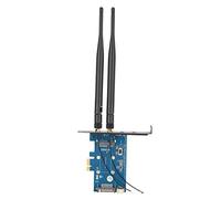 RASTKY PCI-E 1X Wireless Adapter with SIM Card Holder, Supports Mini PCI-E Cards, WiFi Combo Card, No Driver Needed, Suitable for WinCE//OS X, Mini Adapter Kit Included