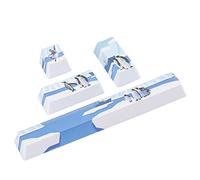 RASTKY Penguins Pattern Keycaps Kit Stylish Wear-resistant Key Caps for Mechanical Keyboard, Easy to Install for Decorating Escapists, Made of PBT Material (#1)