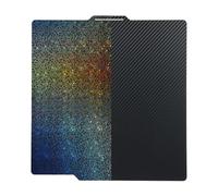 RASTKY PET+PEY Double-Sided Spring Steel Plate with Starry Pattern for X1//P1P/P, Flexible Hotbed Sticker for A1, Smooth Build Plate 10"" Removable Build Surface Compatible with Various 3D Printers