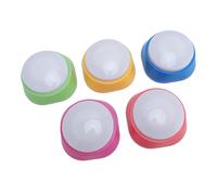 RASTKY Pet Training Buzzer Clear 30 Second Recording for Dog Cat Communicating with Colorful Light for All Pet Lovers 5Pcs Rose Red Yellow Green Blue Red