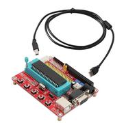 RASTKY PIC16F877A Microcontroller Development Board with RS232 Interface, Versatile PIC Learning Board for Electronics Enthusiasts, Onboard Crystal Oscillator, LED Indicator, for Projects