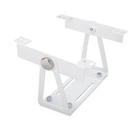 RASTKY Pivoting Multi Purpose Fan Mount Sturdy Construction for PC Computer Fans, 360 Degree Desk Stand Mount for NF-F12 NF-S12A Series, Aluminum Alloy Bracket Holder for DIY Projects (White)