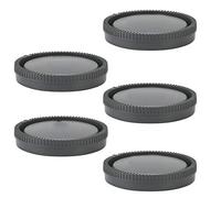 RASTKY Plastic Black Rear Lens Cap Cover for E Mount Mirrorless Camera, Durable Lightweight Lens Protection, 5Pcs Ideal for Preventing Dust and Dirt