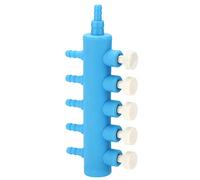 RASTKY Plastic Fish Tank Air Splitter with Integrated Sealing for Aquatic Product Transportation, Aquarium Air Valve for Fish Tank (1 min 5 with valve)