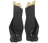 RASTKY Plastic Pro RC Drone Propellers with Aerodynamic Design for Smooth Flights, Lightweight & Low Noise, 2 X 8.5" Propeller Blades, Easy to Install, Long Service Life (Black gold edge)