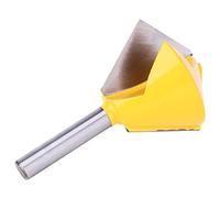 RASTKY Polygon Woodworking Milling Cutter Efficient Bird Mouth Router Bit for Flowerpot, Column, and Drum, 8mm Shank, YG8 Alloy Cutter, 6 Side for Enthusiasts (Twelve sides)