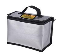 RASTKY Portable Heat Resistant Lipo Battery Safe Bag Explosionproof Material Large Capacity for 4 Pro Battery Storage Fire Resistant Suitable for Home Liquid Silicone Rubber