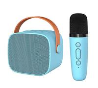 RASTKY Portable Karaoke Machine Premium Sound Speaker for KTV Home Party Lithium Battery (Sky Blue)