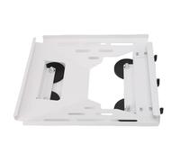 RASTKY Portable Magnetic Roof Mount Strong Arrow Storage Case Mounting Kit Fit for Mini Iron Satellite Dish, Car Roof, 264lbs Force, Black (White)