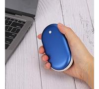 RASTKY Portable Mini Hand Warmer Intelligent Automatic Power Off Long-Lasting Heating for Outdoor Activities (Blue)