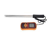 RASTKY Portable Moisture Meter Multifunctional Humidity Tester for Various Grains, Silicone Protective Cover for Farming Enthusiasts