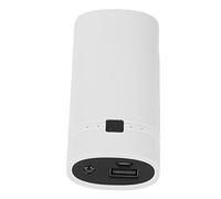 RASTKY Portable Power Bank Box with Large Capacity for 2pcs Rechargeable Batteries, ABS Material for Safe Use on the Go (White)