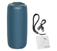 RASTKY Portable RGB Wireless Speaker 52mm Full-range for Home/Party - High-Fidelity Sound for Relaxing Nights - Compact Size Ideal for On-the-Go Use (Blue)