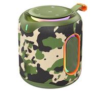 RASTKY Portable Speaker Wireless 30W Powerful Bass with RGB Lights Long Battery Life for Party Camping Beach Pool Holidays (Camouflage)